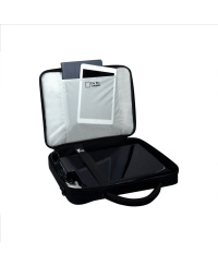 PORT DESIGNS | Courchevel | Fits up to size 15.6 " | Messenger - Briefcase | Shoulder strap | Black
