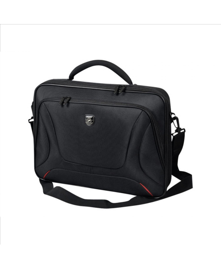 PORT DESIGNS | Courchevel | Fits up to size 15.6 " | Messenger - Briefcase | Shoulder strap | Black