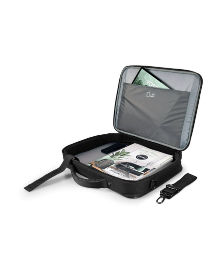 PORT DESIGNS | Courchevel | Fits up to size 15.6 " | Messenger - Briefcase | Shoulder strap | Black