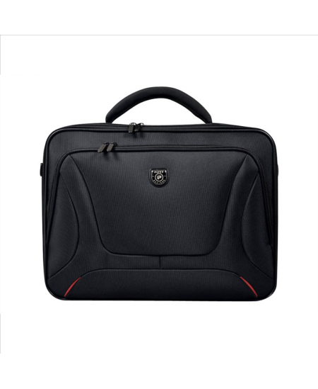 PORT DESIGNS | Courchevel | Fits up to size 15.6 " | Messenger - Briefcase | Shoulder strap | Black