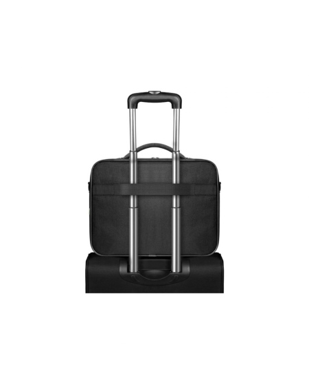PORT DESIGNS | Courchevel | Fits up to size 15.6 " | Messenger - Briefcase | Shoulder strap | Black