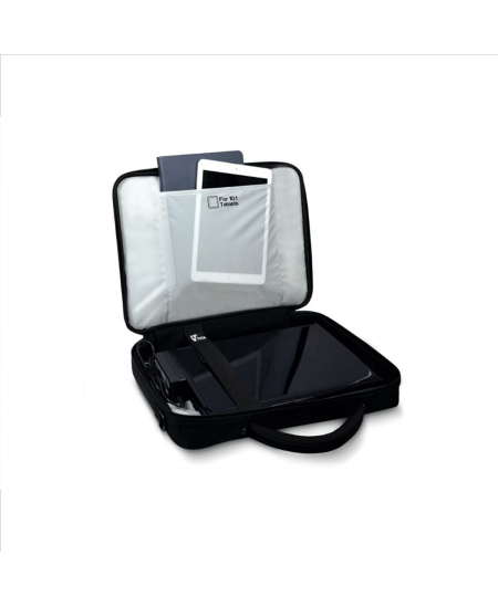 PORT DESIGNS | Courchevel | Fits up to size 15.6 " | Messenger - Briefcase | Shoulder strap | Black
