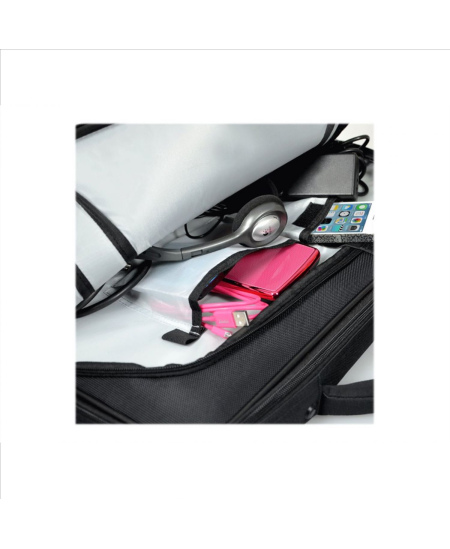 PORT DESIGNS | Courchevel | Fits up to size 15.6 " | Messenger - Briefcase | Shoulder strap | Black