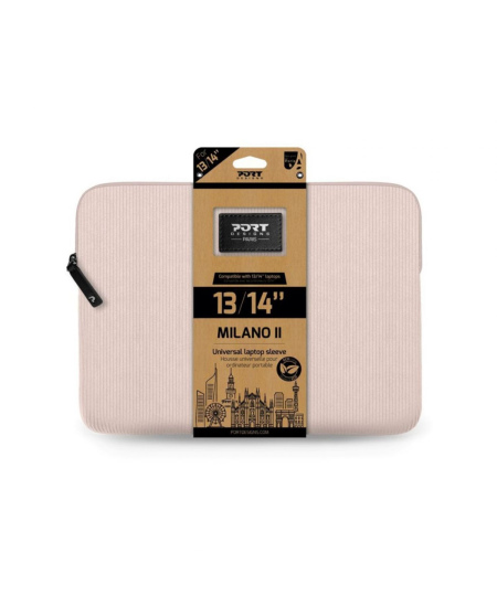PORT DESIGNS MILANO II ECO | Laptop Sleeve | Pink