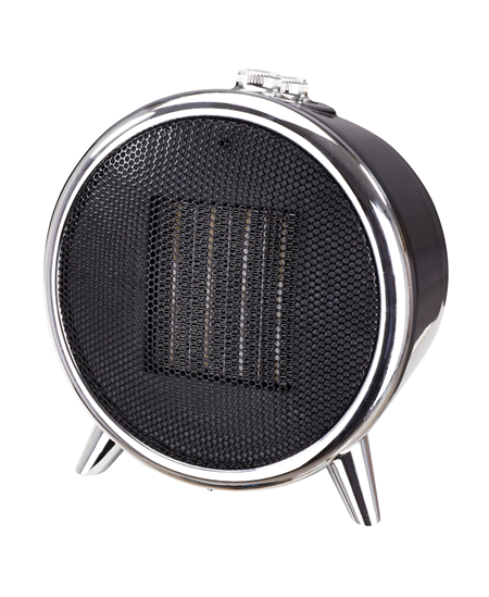 Adler Fan Heater AD 7742 Ceramic, 1500 W, Number of power levels 2, Black/Silver