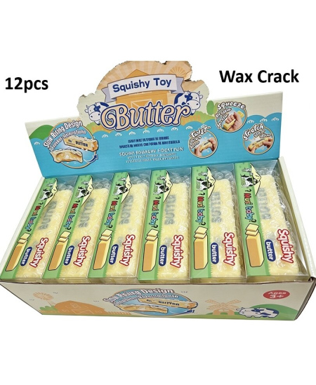Squishy slow rising žaislas Sviestas traškantis 13 cm