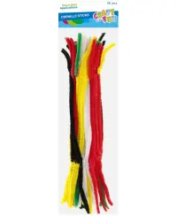 Dekoratyvinės vielutės CRAFT WITH FUN, įvairių spalvų, 50 vnt.