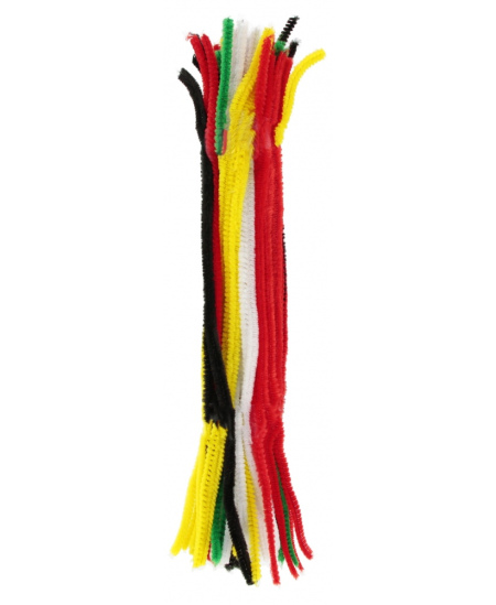 Dekoratyvinės vielutės CRAFT WITH FUN, įvairių spalvų, 50 vnt.
