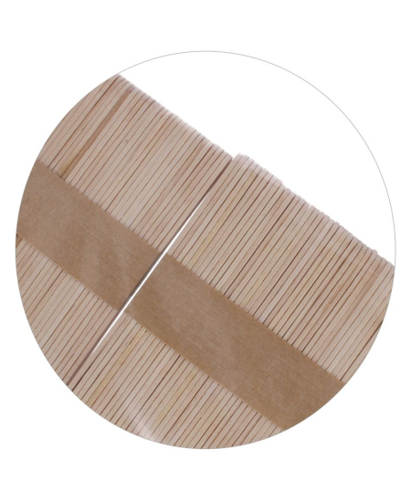 Mediniai pagaliukai CRAFT WITH FUN, natūralūs, 100 vnt.