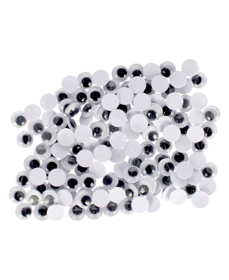 Judančios lipnios akys CRAFT WITH FUN, 7 mm, 150 vnt.