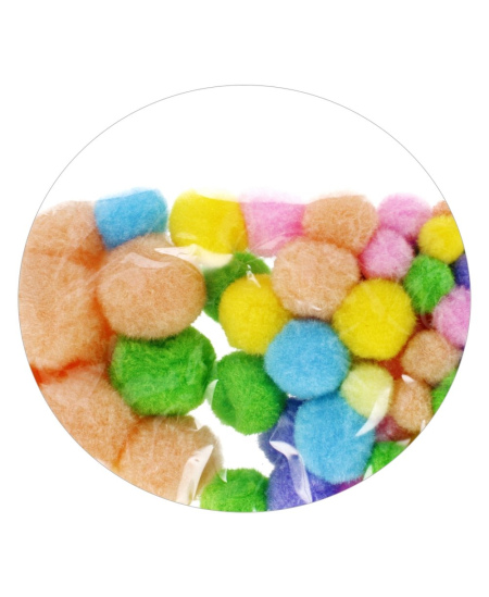 Dekoratyviniai burbuliukai CRAFT WITH FUN, pastelinių spalvų