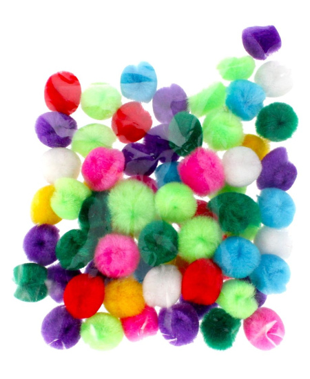 Dekoratyviniai burbuliukai CRAFT WITH FUN, mini, 60 vnt.