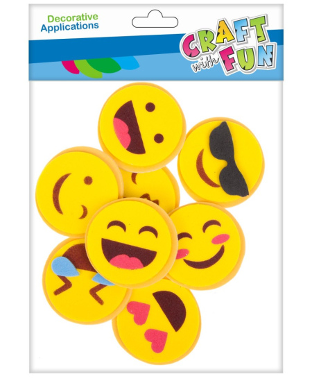 Lipdukai iš putų CRAFT WITH FUN Jaustukai, 8 vnt.