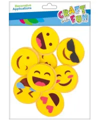 Lipdukai iš putų CRAFT WITH FUN Jaustukai, 8 vnt.