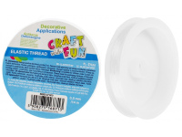 Elastinis siūlas CRAFT WITH FUN, 0,4 mm, 60 m