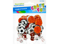 Lipdukai iš putų CRAFT WITH FUN Kamuoliai, 57 vnt.