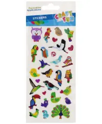 Išpūsti lipdukai CRAFT WITH FUN Paukščiai