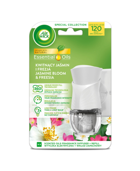 AIR WICK JASMINE & FREESIA FM elektrinis kištukinis oro gaiviklis, 19ml