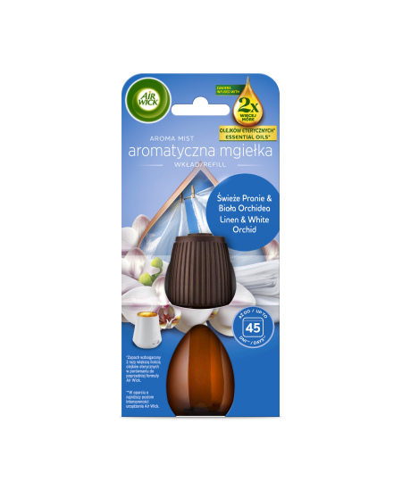 AIR WICK LINEN & ORCHID AM automatinio oro gaiviklio užpildas, 20ml