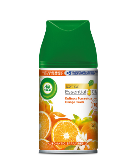 AIR WICK ORANGE FLOWER FM automatini oro gaiviklio užpildas, 250ml
