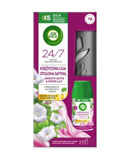 AIR WICK SATIN MOON LILY FM automatinis oro gaiviklis, 250ml