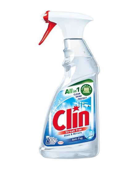 CLIN langų valiklis "Anti-Fog" 500ml orig