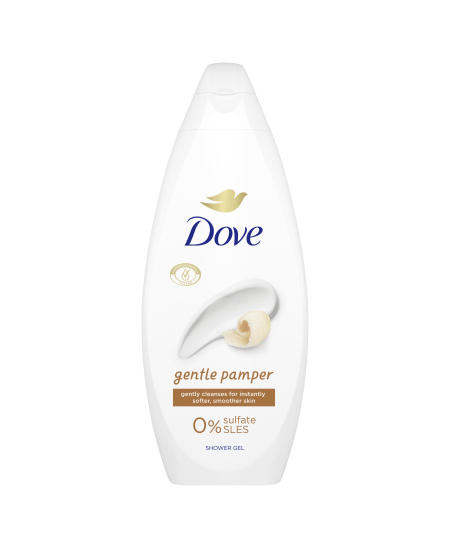 DOVE GENTLE PAMPER dušo želė 250ml
