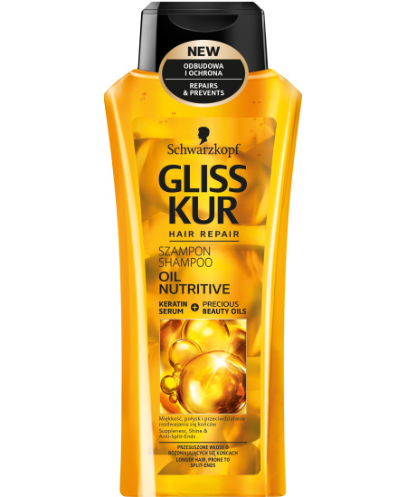 GLISS OIL NUTRIVE šampūnas, 400ml