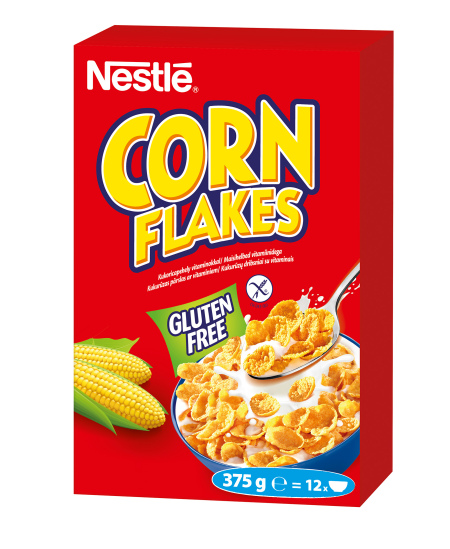 NESTLE Corn Flakes GF dribsniai, 375 g