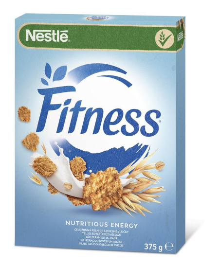 NESTLE FITNESS kviečių dribsniai, 375g