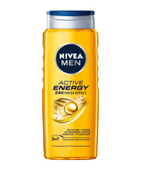 NIVEA MEN ACTIVE ENERGY dušo želė vyr.500ml