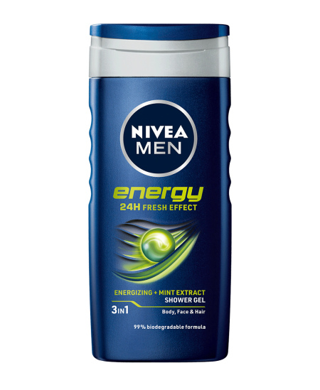 NIVEA MEN ENERGY Dušo želė vyr. 250ml