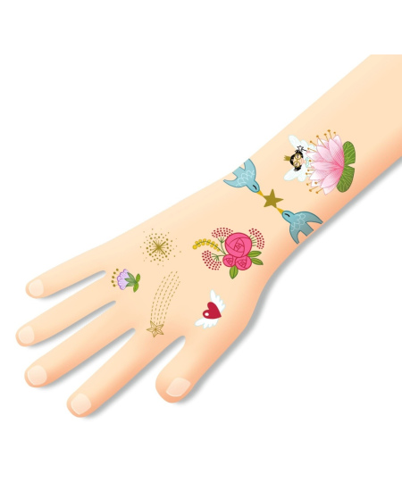 Kūno tatuiruočių rinkinys DJECO Pasakų draugai (3+)