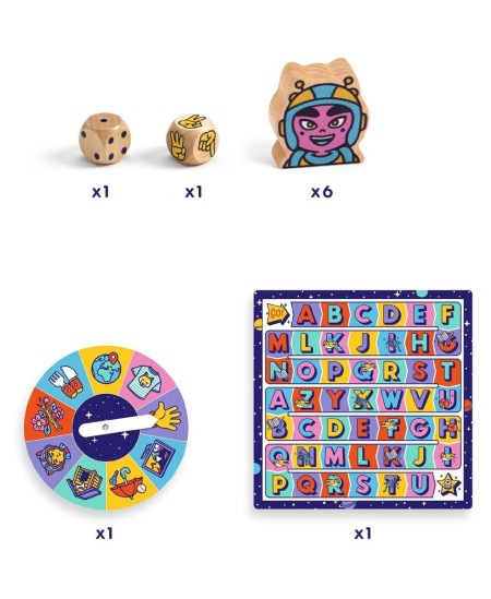 Stalo žaidimas DJECO ABC Rapido (5+)