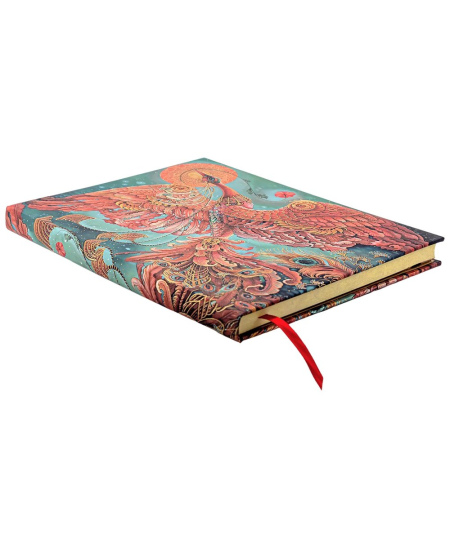 Užrašų knygelė PAPERBLANKS Firebird, Birds of Happiness, 175x230 mm, linijomis