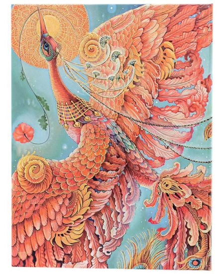 Užrašų knygelė PAPERBLANKS Firebird, Birds of Happiness, 175x230 mm, linijomis