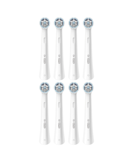 Oral-B iO Gentle Care x8 Dantų šepetėlio galvutės, Balta