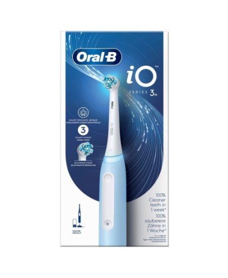Oral-B iO Series 3N Elektrinis dantų šepetėlis, Ice Blue