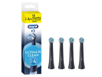 Oral-B iO Ultimate Clean x4 Dantų šepetėlio galvutės, Juoda
