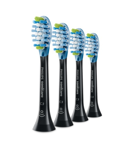 Philips Sonicare C3 Premium Plaque Defence HX9044/88 Sonic Dantų šepetėlio galvutės, Juoda