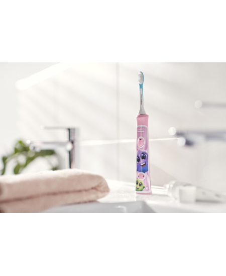 Philips Sonicare For Kids HX6352/42 Elektrinis dantų šepetėlis, Rausva