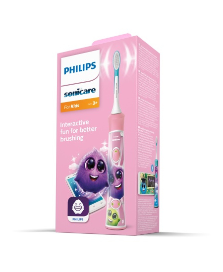 Philips Sonicare For Kids HX6352/42 Elektrinis dantų šepetėlis, Rausva