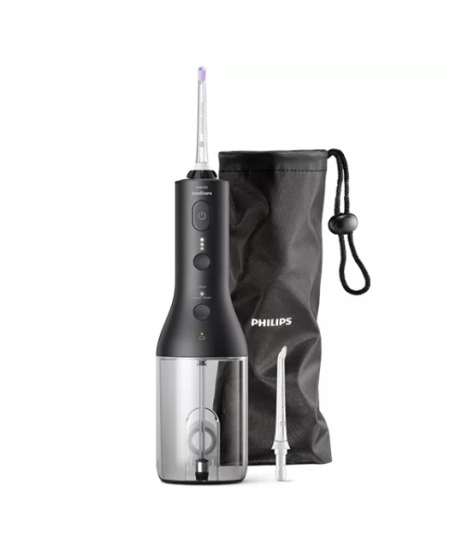 Philips Sonicare Power Flosser 3000 Series HX3826/33 Burnos irigatorius, Juoda