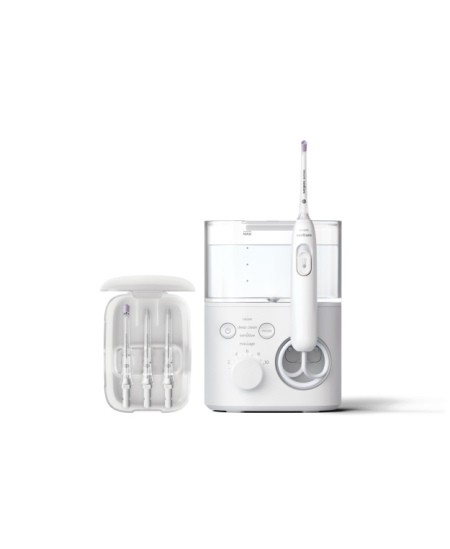 Philips Sonicare Power Flosser 7000 Series HX3911/40 Burnos irigatorius, Balta