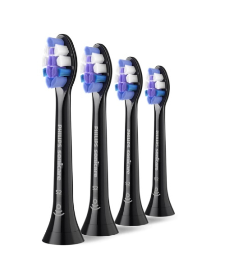 Philips Sonicare S2 Sensitive HX6054/88 Sonic Dantų šepetėlio galvutės, Juoda