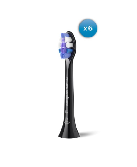 Philips Sonicare S2 Sensitive HX6056/88 Sonic Dantų šepetėlio galvutės, Juoda