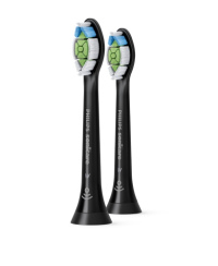 Philips Sonicare W2 Optimal White HX6062/88 Sonic Dantų šepetėlio galvutės, Juoda