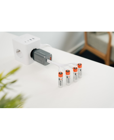 Verbatim 30249 USB-C Įkraunamos baterijos Li-ion AA 2100mAh (4 vnt pakuotėje)