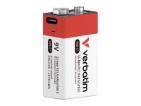 Verbatim 30251 USB-C Įkraunama baterija Li-ion 9V 335mAh (1 vnt pakuotėje)