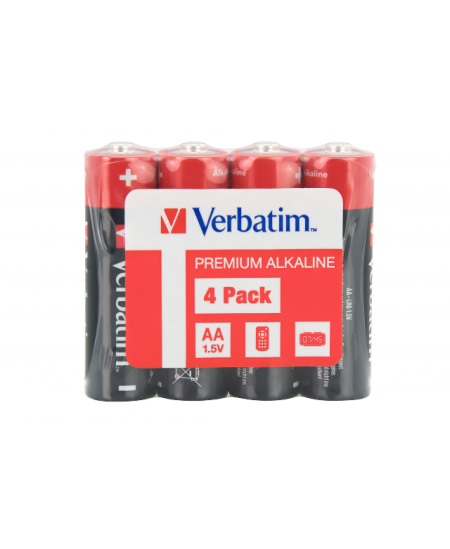 Verbatim 49501 Alkaline baterijos AA LR6 (4 vnt pakuotėje)